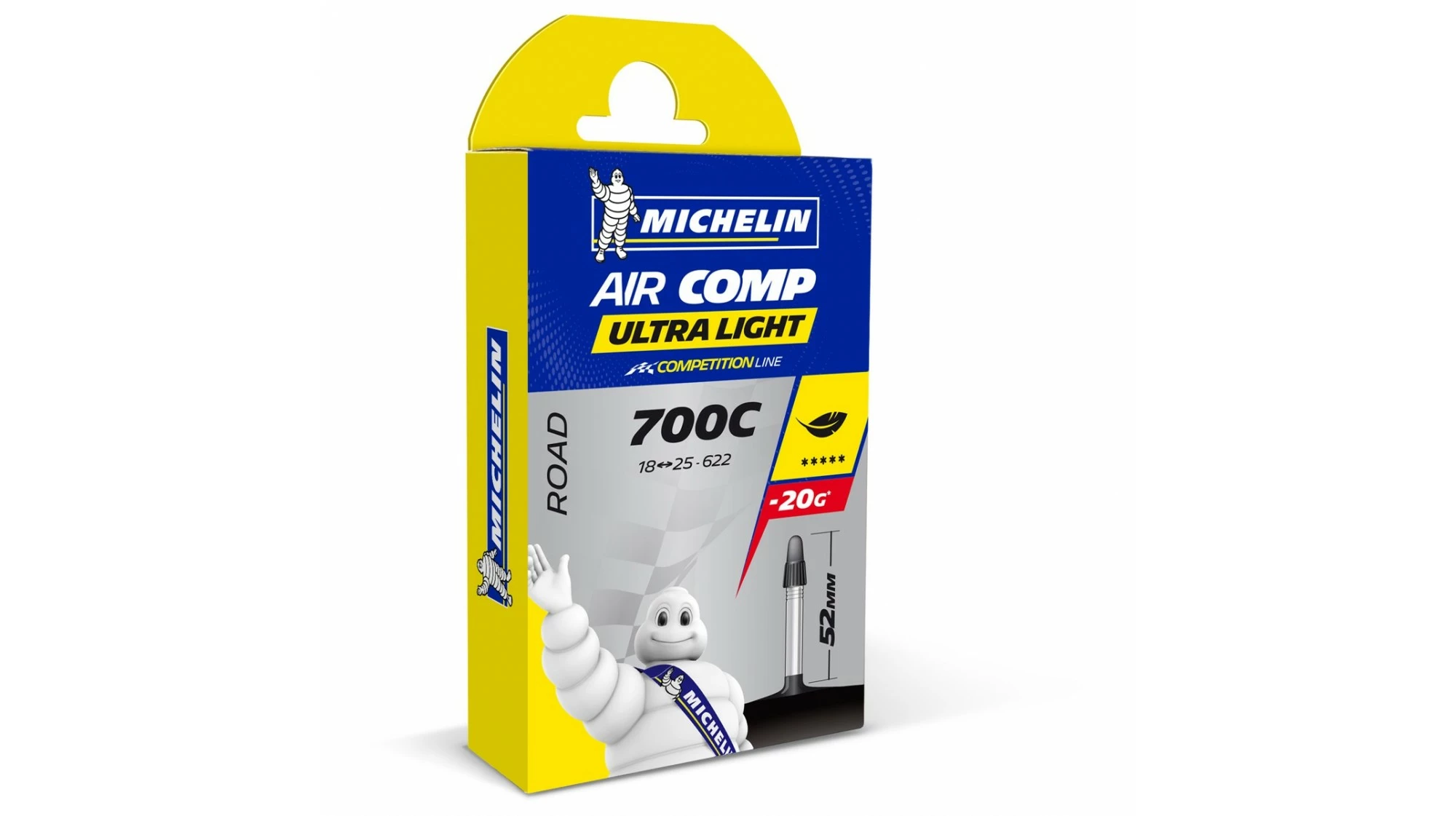 CHAMBRE A AIR 700 X 18/23 MICHELIN LIGHT 3 CHAMBRE A AIR 700 X 18/23 MICHELIN LIGHT